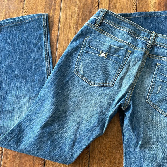 Reef Denim Jeans blue size 27 size 5 - Picture 8 of 16